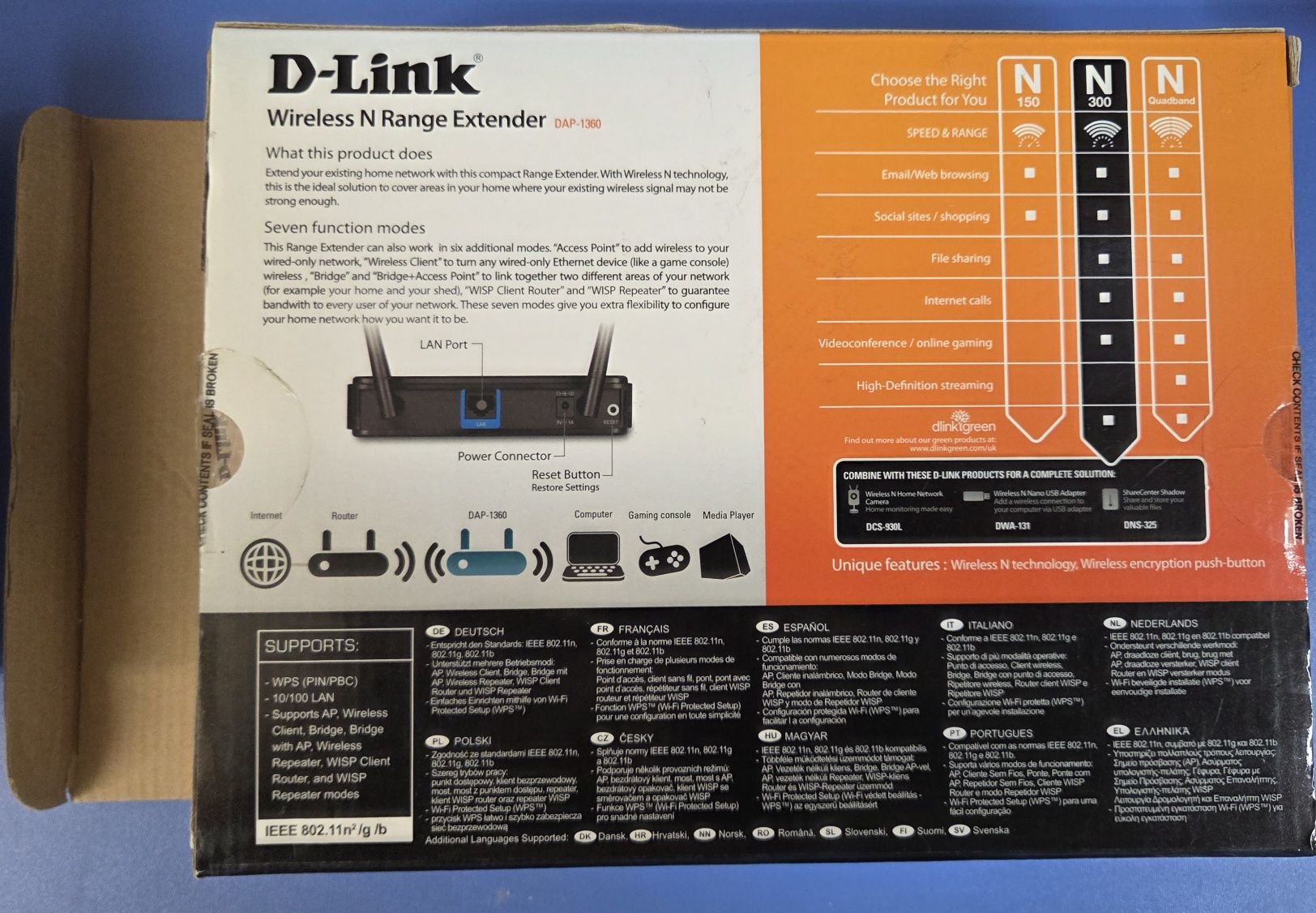 D-Link DAP-1360 Repetidor de sinal wifi