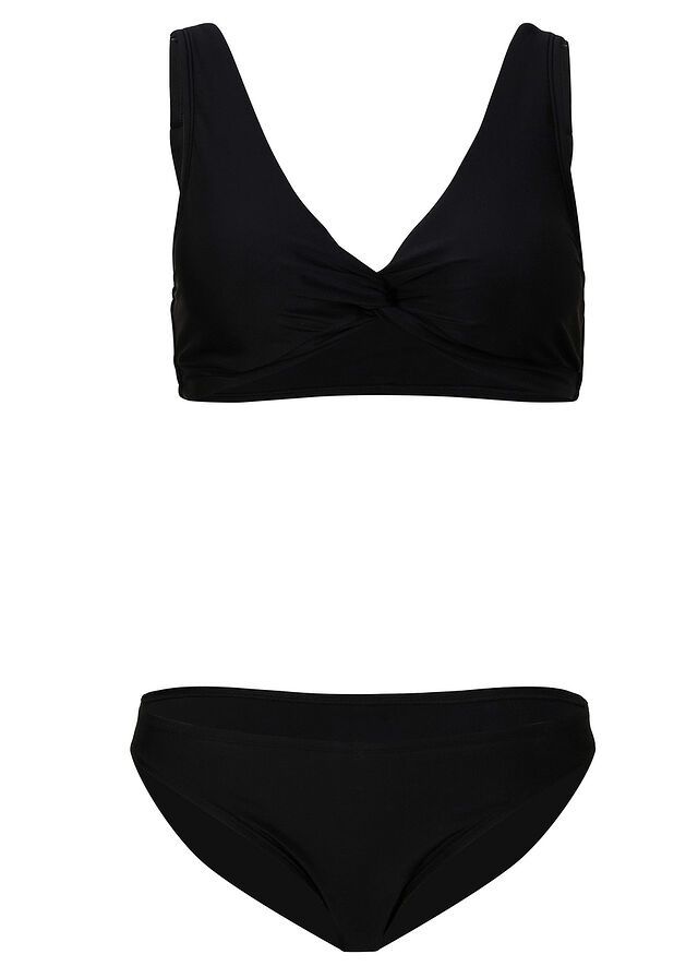 B.P.C czarne bikini z figami r.44