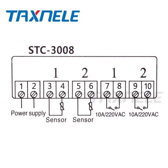 Терморегулятор STC-3008 220 В