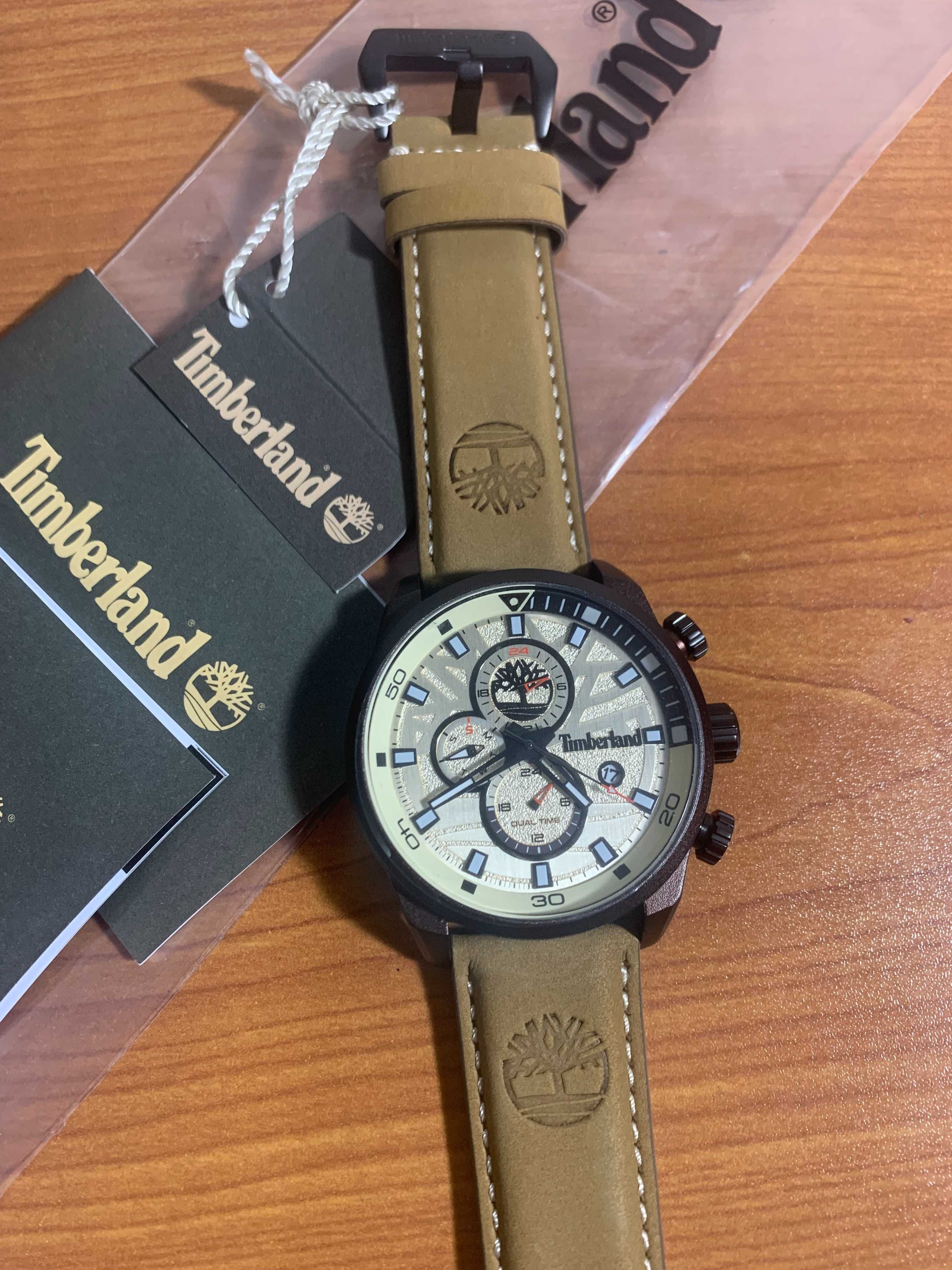 Relógio Timberland Castanho & Bege