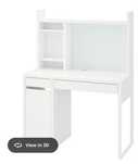 secretaria Ikea branca com gavetas