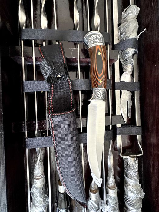 Espetos de aço inoxidável