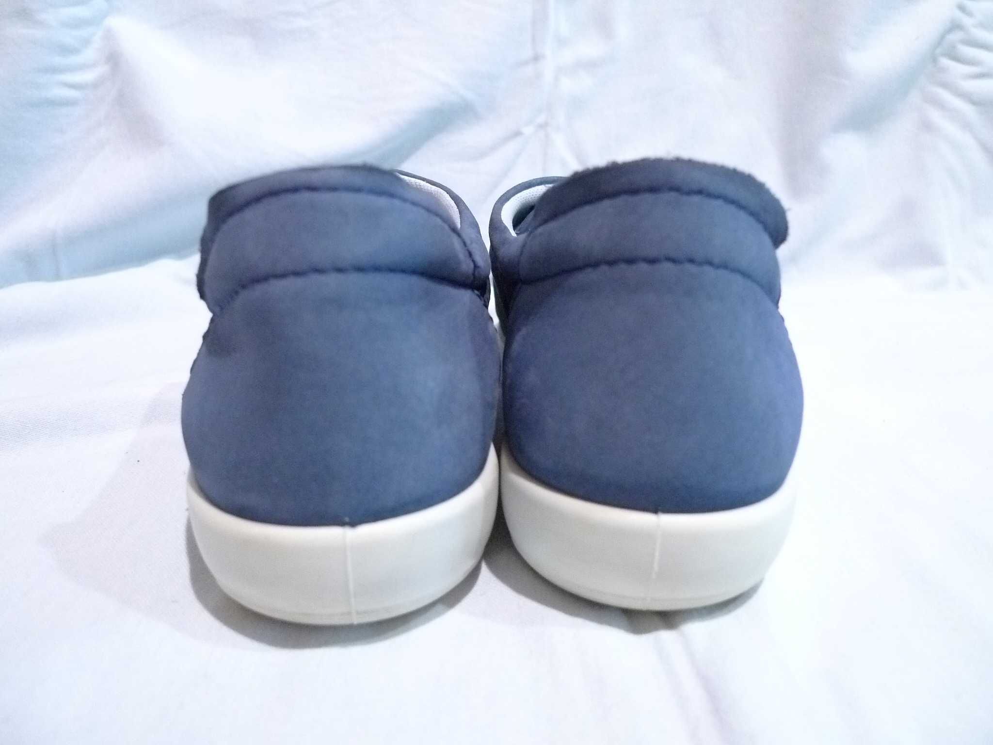 ECCO Soft r.38/24,5cm Buty skórzane sportowe casual