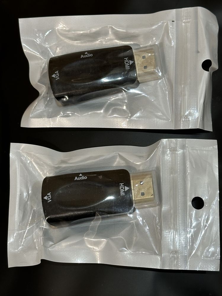 Адаптер RZTK HDMI - VGA/3.5 мм Black