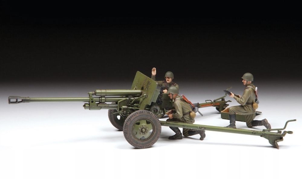 Zvezda 3671 model 1/35 figurki Działo ZIS-3 obsługą