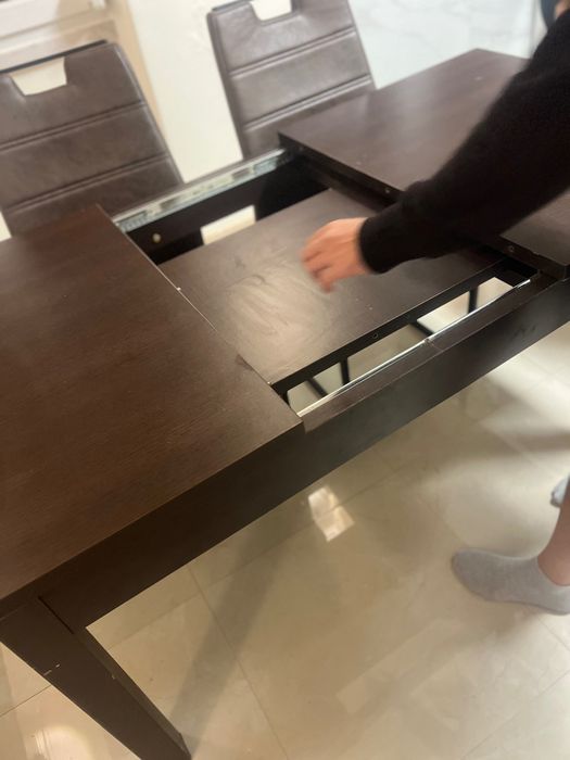 Mesa de jantar extensível 140 +45