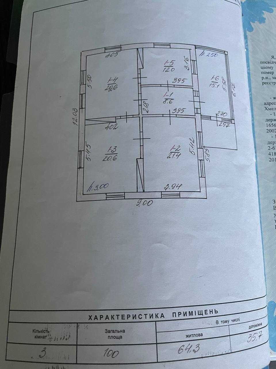 Продам 3-х кімнатний будинок