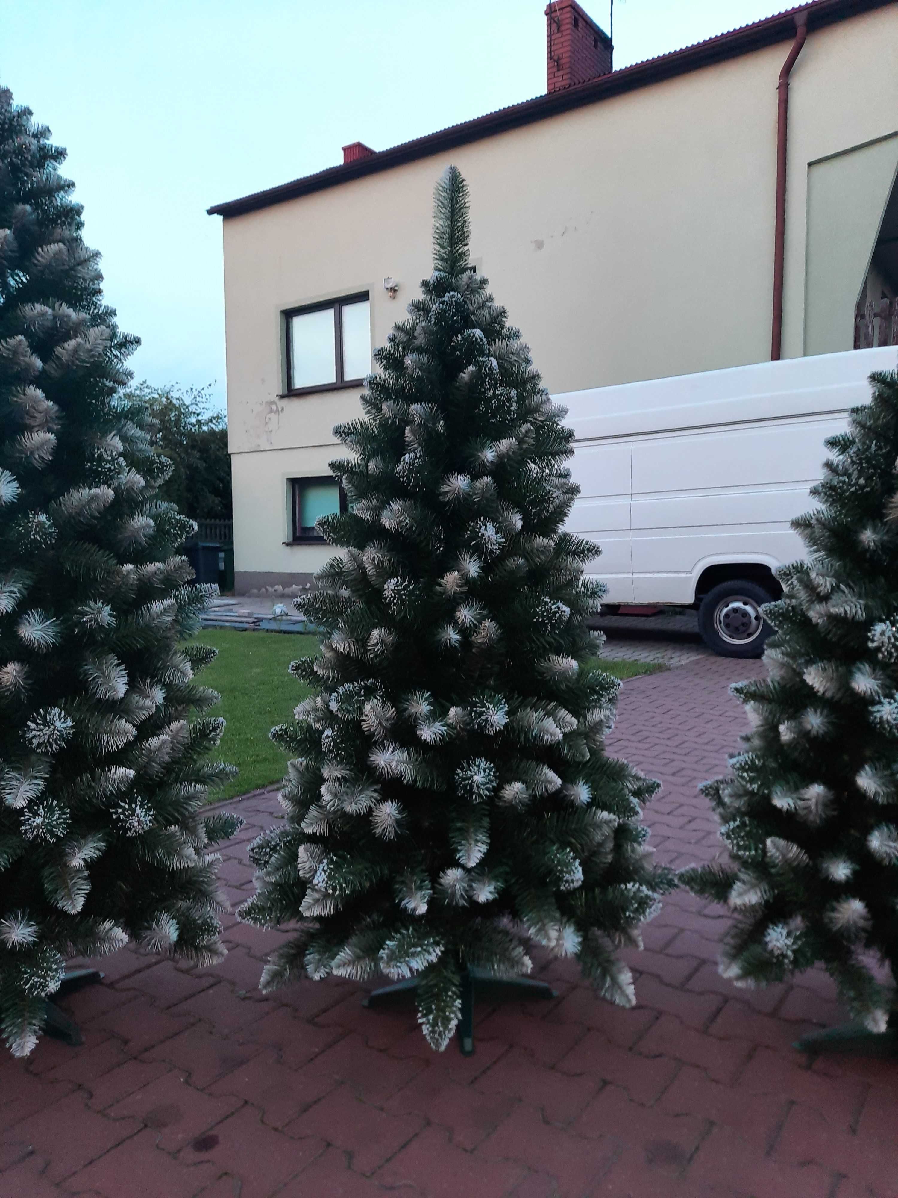 Choinka Sztuczna na stojaku Gęsta 120cm Sosna Diamentowa Producent