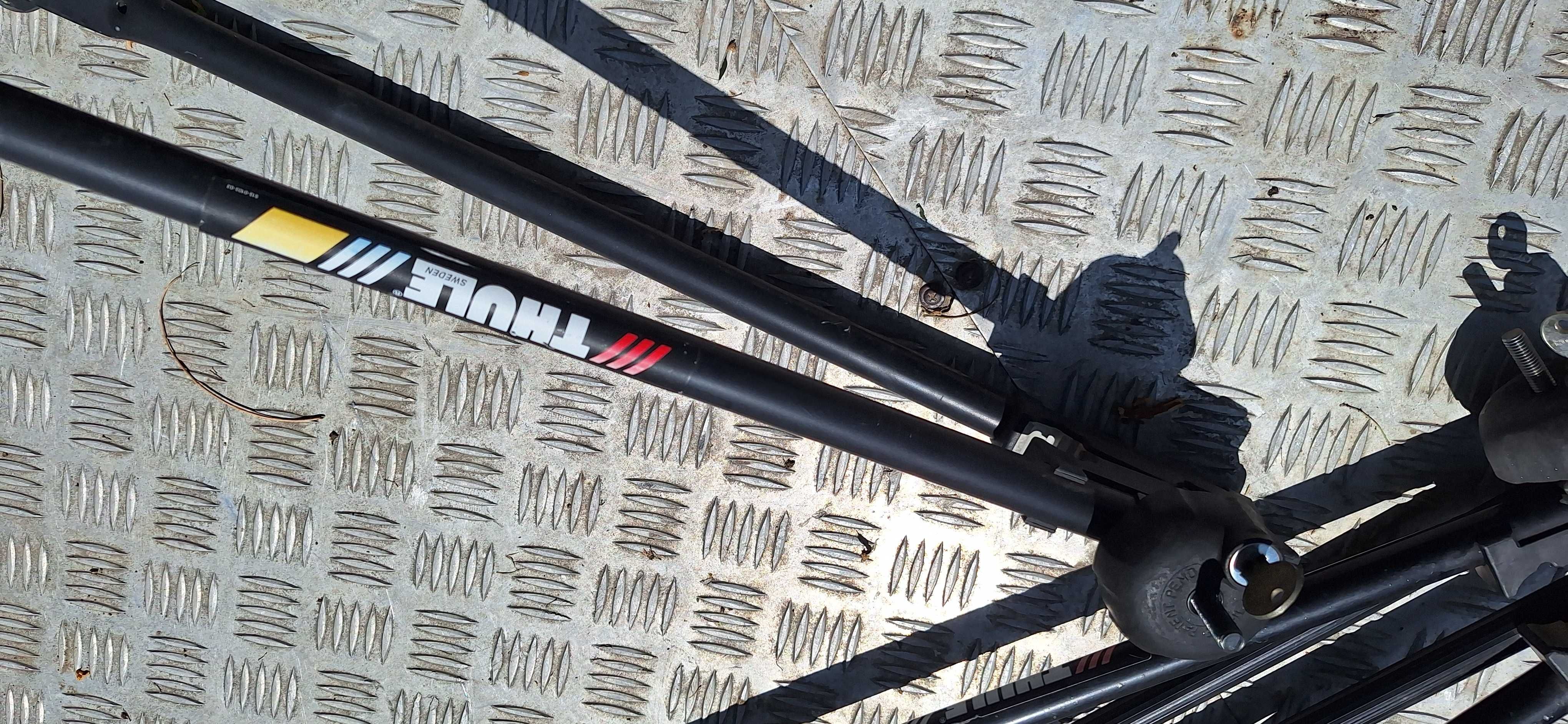 2x THULE bagażnik dachowy na rowery uchwyt rowerowy mocowanie 1050-51