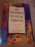 Elements of Language Curriculum: