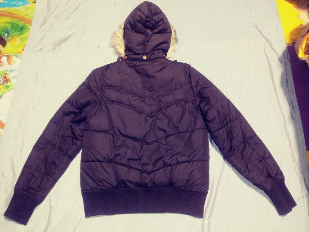 Куртка зимняя на искусственном меху H&M, рост 164 cм