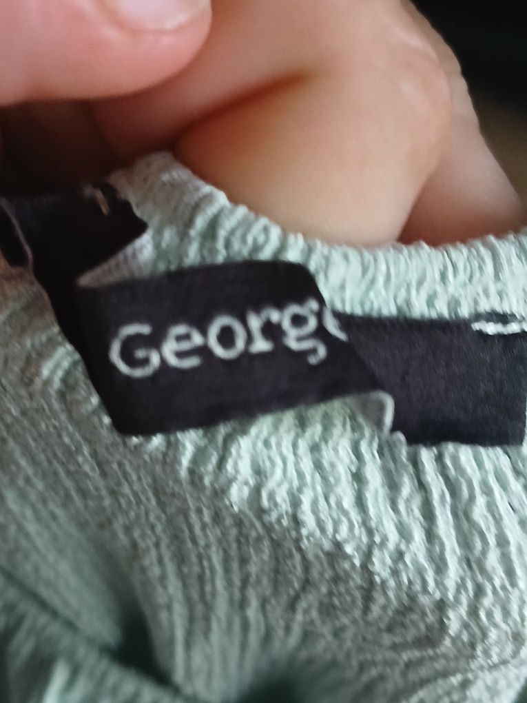 Letnia miętowa sukienka George rozmiar 50