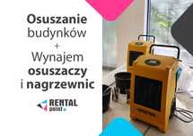 WYNAJEM Osuszaczy, Nagrzewnic, Klimatyzatorów, OSUSZANIE budynków