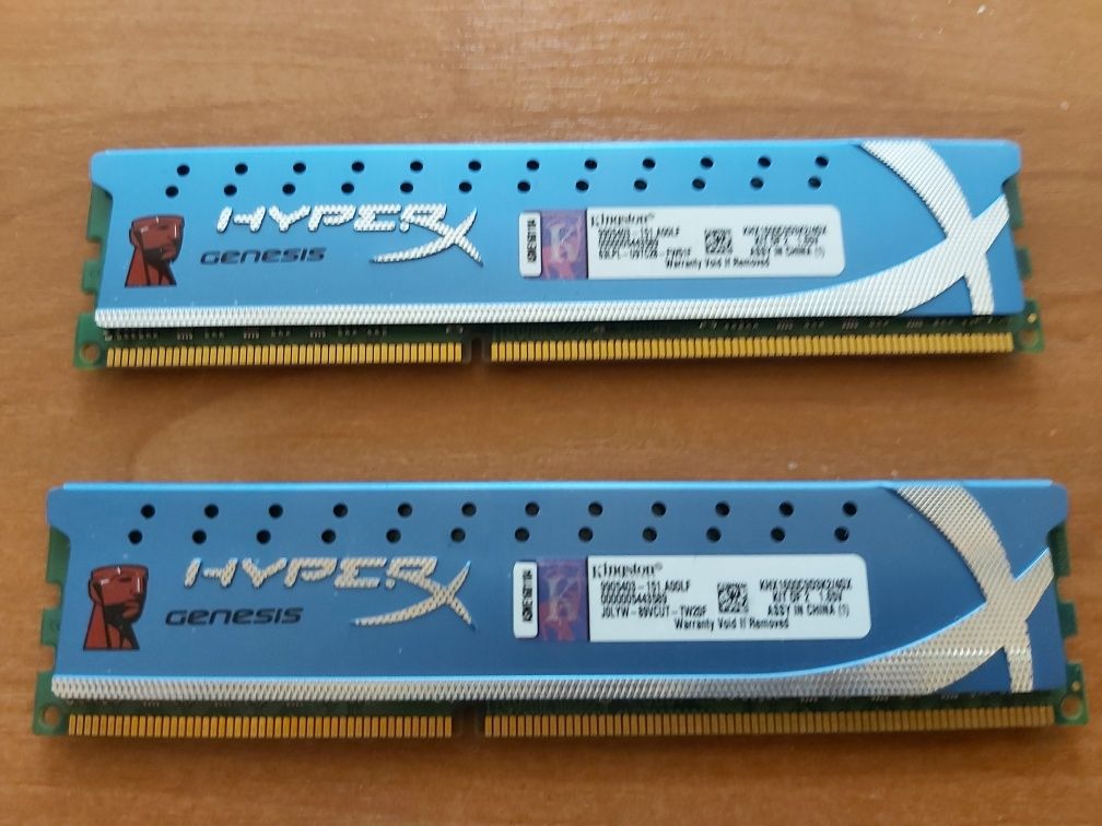 Pamięć RAM DDR3 4GB (2x2gb) 1600mhz Kingston Hyper X