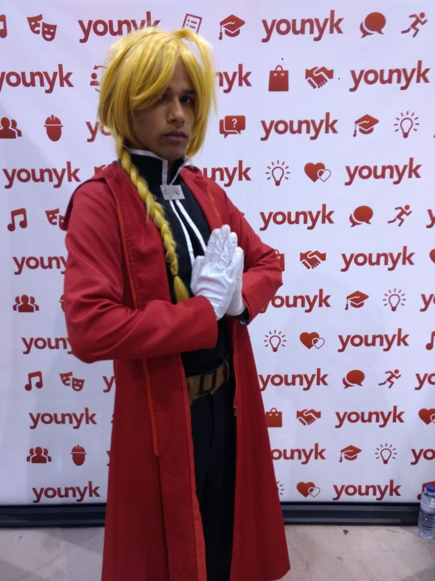 Cosplay Edward Elric Fullmetal Alchemist