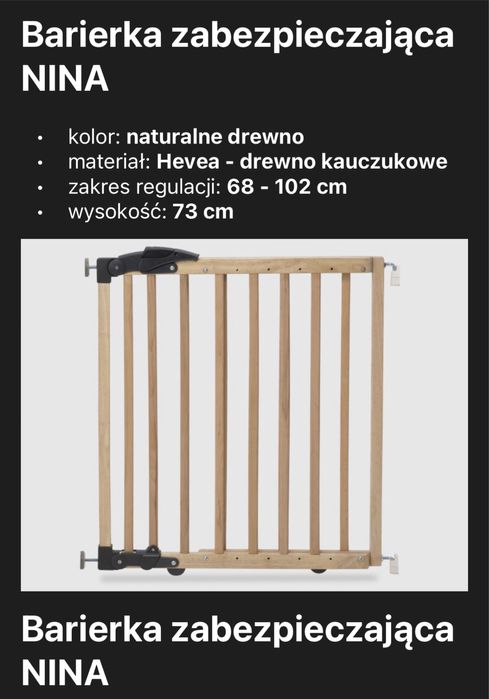 Barierka zabezpieczająca 2 szt