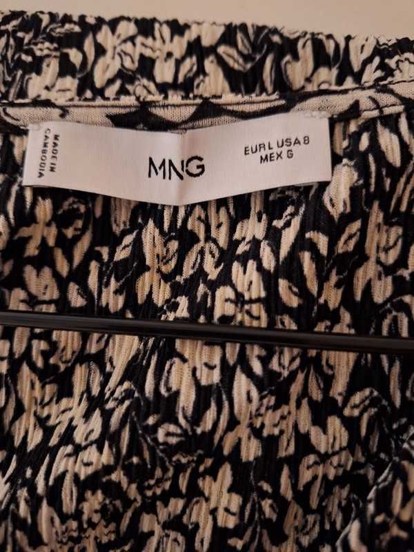 Vestido de manga comprida, da Mango