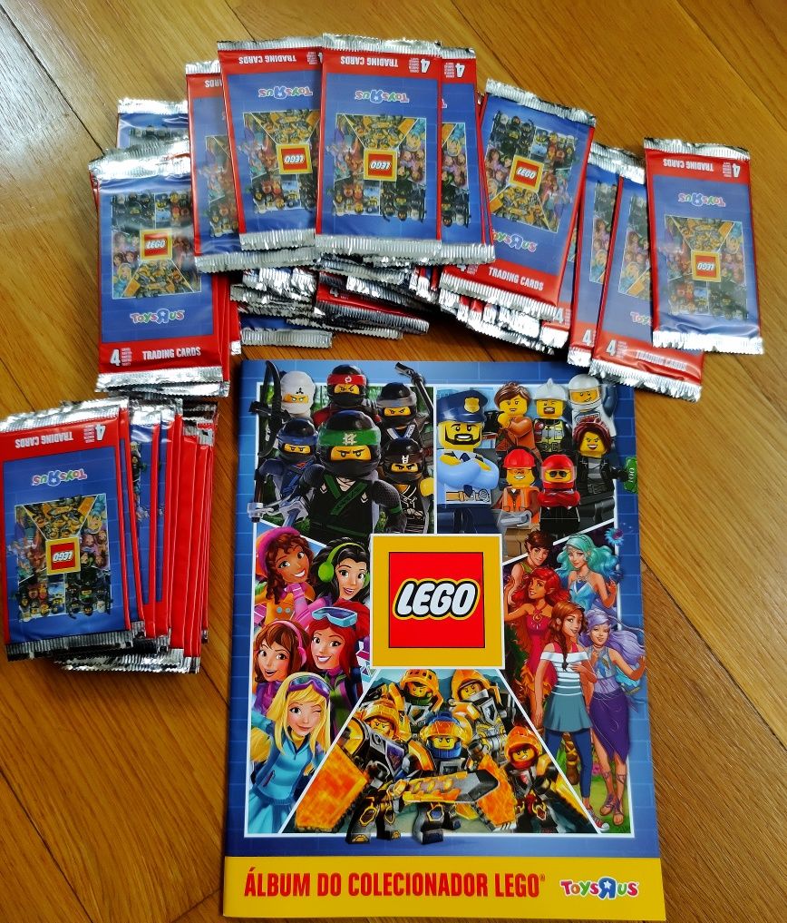 Lego cartas (70 packs) +Álbum (tudo por abrir/novo)