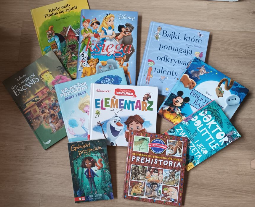 Książki dla dzieci 11 sztuk zestaw