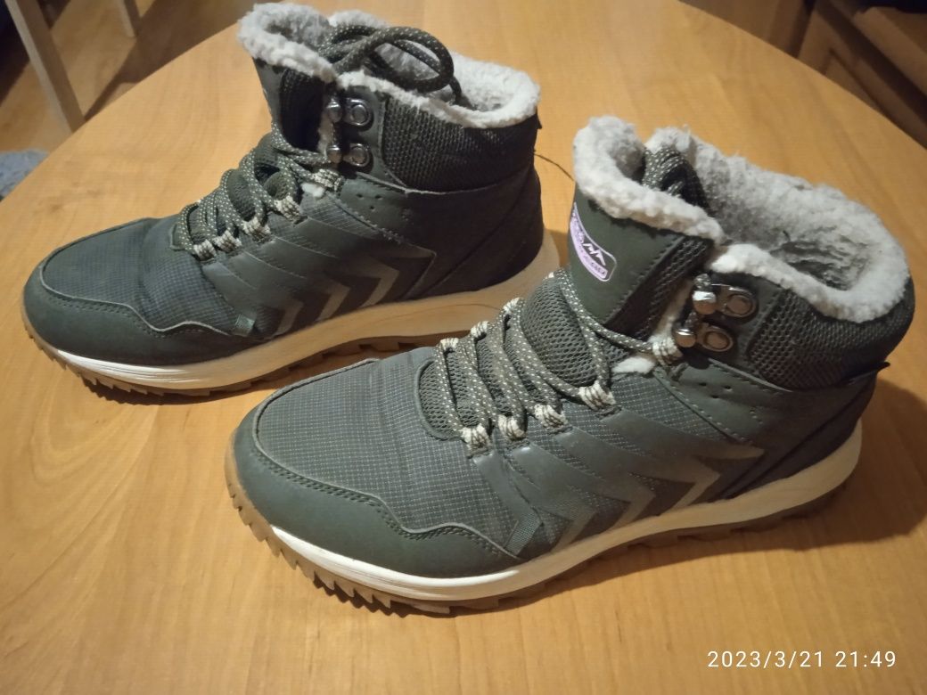 buty zimowe Sprandi zielone 38 rozmiar, 24,4cm dł.wkł
