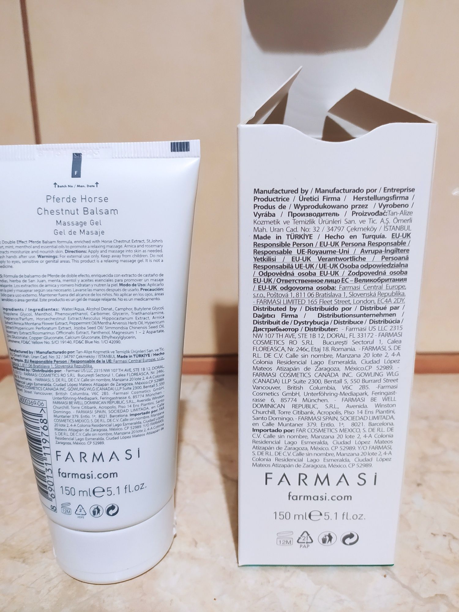 Żel z kasztanowca firmy Farmasi