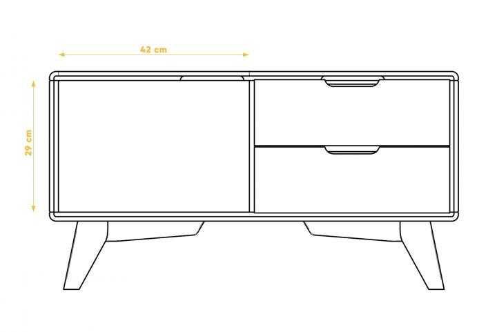 Komoda z drewna litego marki TheBEDS.