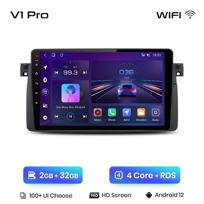 Radio nawigacja BMW E46 Android Auto Carplay 2GB 32GB