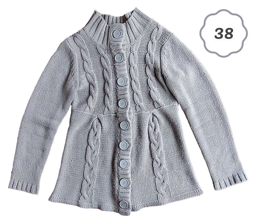 Casaco de Malha Cinzento Primark 38