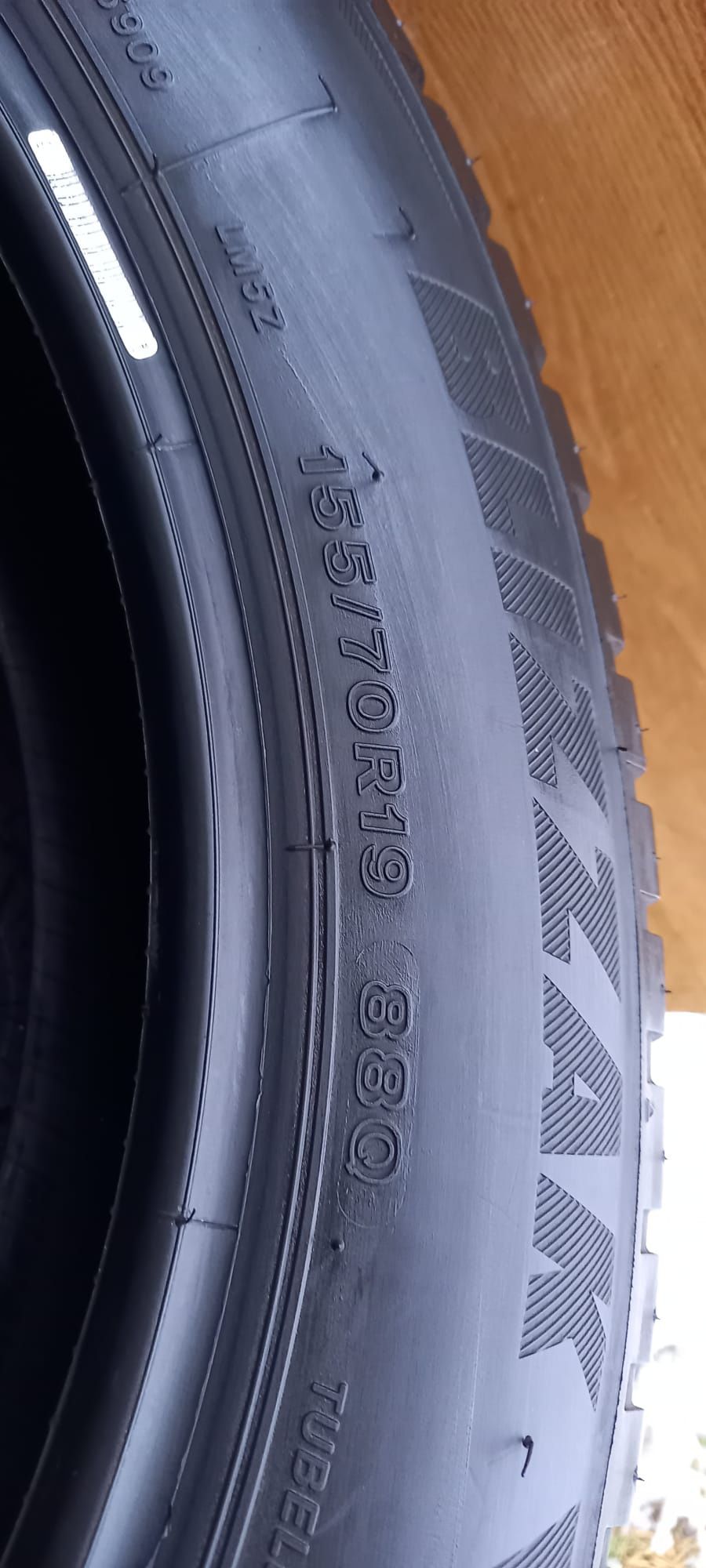 4x 155/70/19 Bridgestone Blizzak komplet opon zimowych