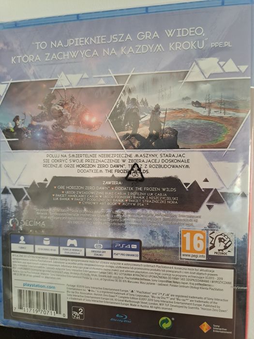 Nowa w folii Gra PS4 PS5 HORIZON Zero Dawn Complete Edition polski dub