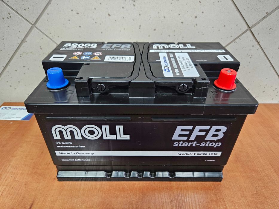 Akumulator Moll EFB XTRA 12V 68Ah 70Ah 660A Klasa Premium Oryginal LB3