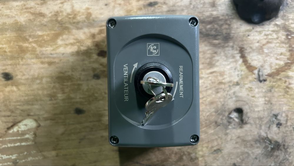 Comando de rearmamento de ventilação