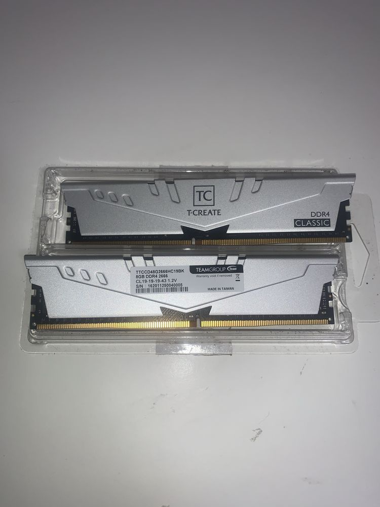 DDR4 2x8 2666 Mhz T-Create