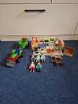 Playmobil weterynarz + traktor z przyczepą