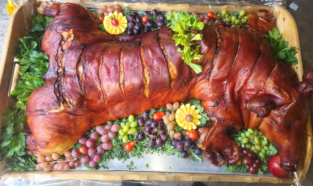 Pieczony prosiak, dzik, grill, wesele, urodziny, festyn