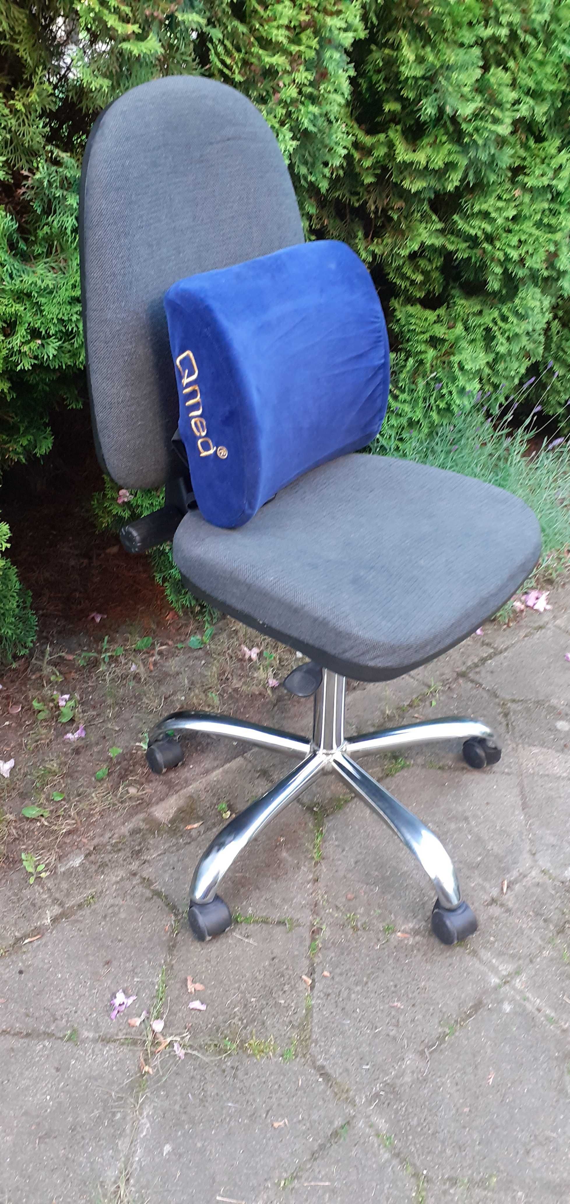 Krzesło biurowe obrotowe + gratis poduszka Qmed