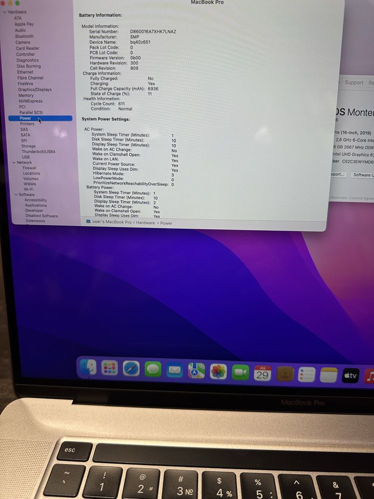 Macbook Pro 16 (A2141) i7/16/512gb