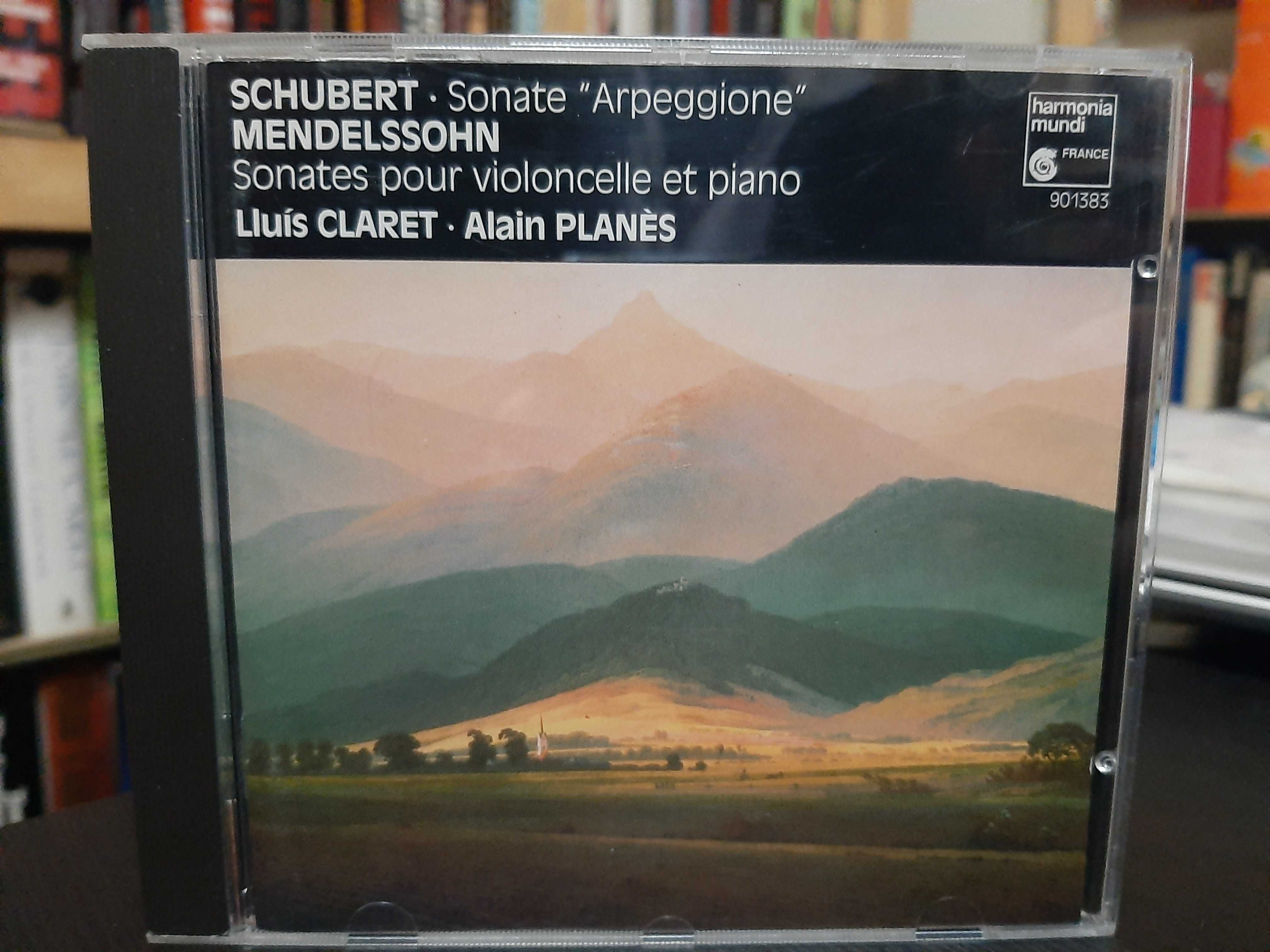 Schubert + Mendelssohn – Cello and Piano Sonatas – L Claret, A. Planès