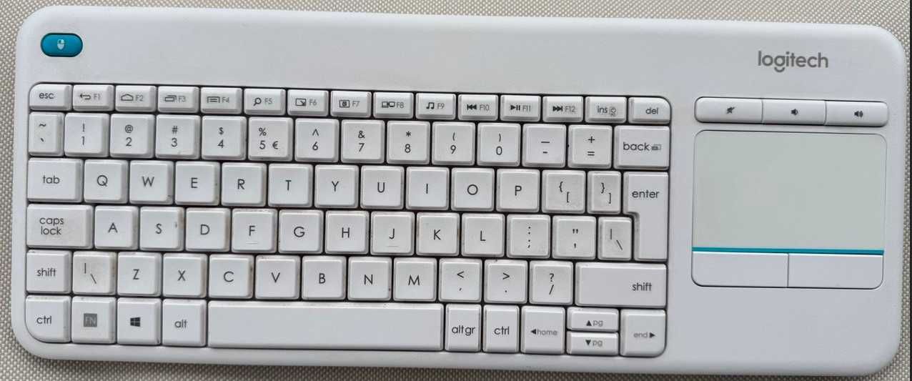 Klawiatura Logitech K400 Plus biała