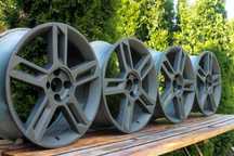 4x98 17 cali Fiat 500 jak nowe GRAFIT ORYGINAŁ FIAT 500 Stilo