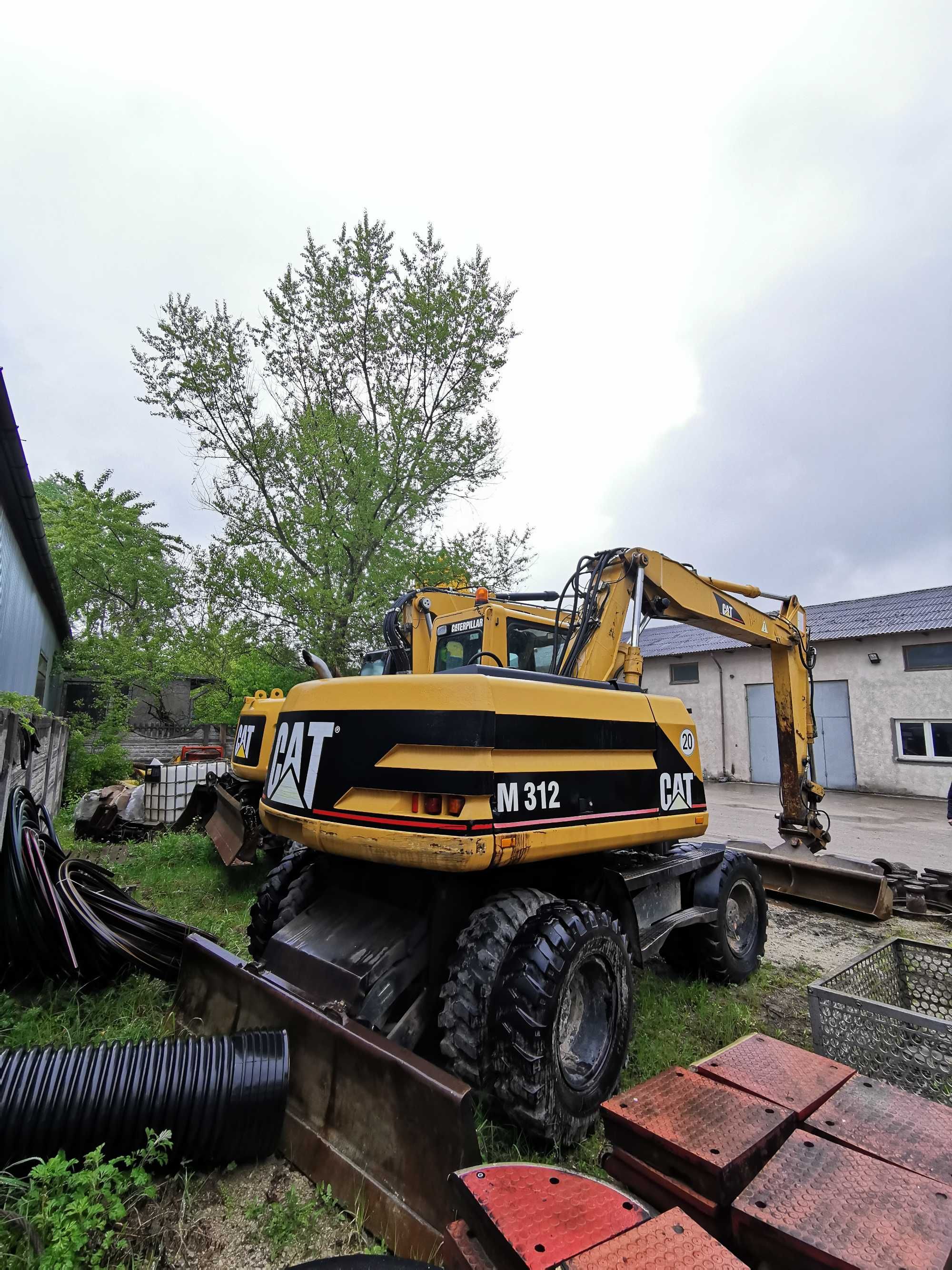 Koparka kołowa CAT M312 Caterpillar 2000rok