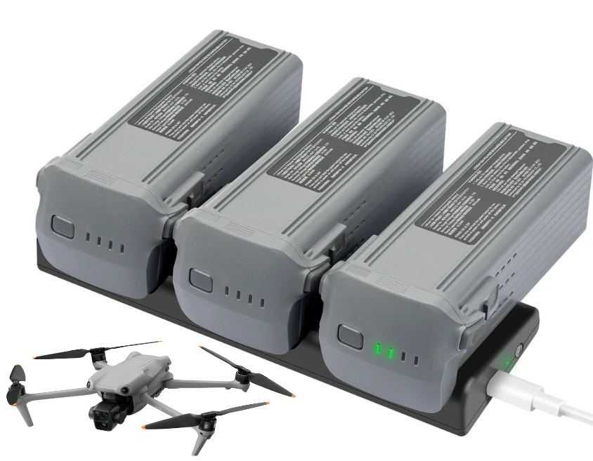 Ładowarka HUB dron DJI AIR 3 dwa tryby ładowania 3-aku 5A