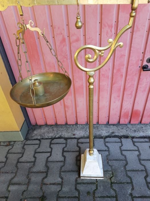 Hit ! WAGA dekoracyjna Mosiężna z szalka + GRATIS Zobacz koniecznie !