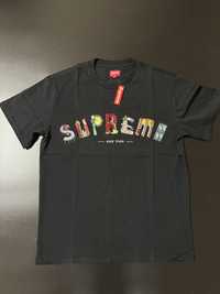 Футболка Supreme Middle Logo Color