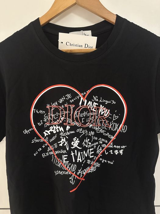 T-shirt preta da Dior