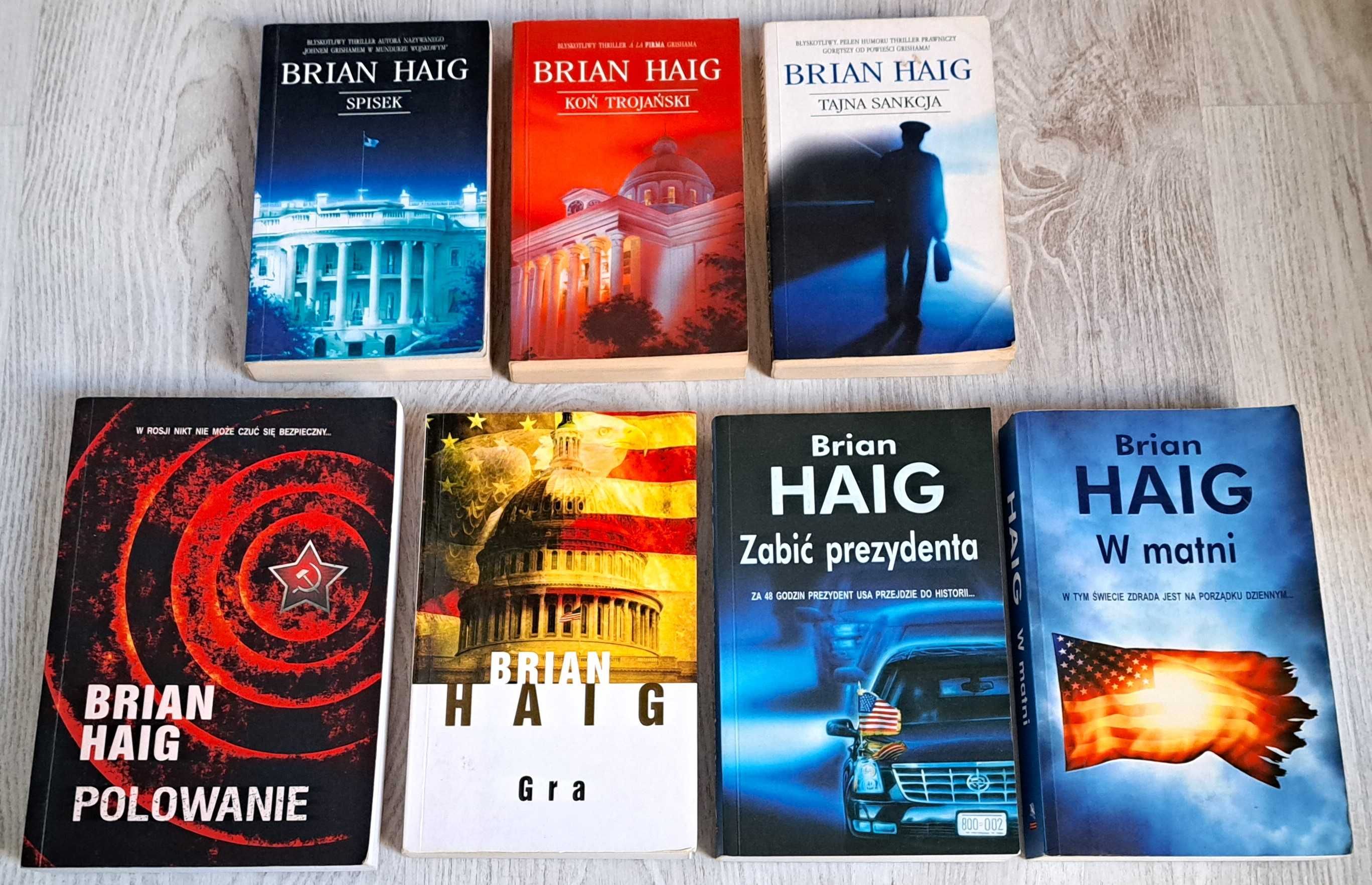 7x Brian Haig Gra + W matni + Polowanie + Zabić prezydenta Spisek Koń