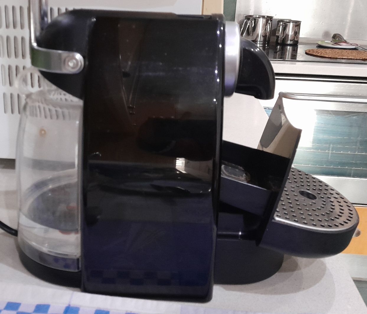 Máquina de café Krups, suporte cápsulas