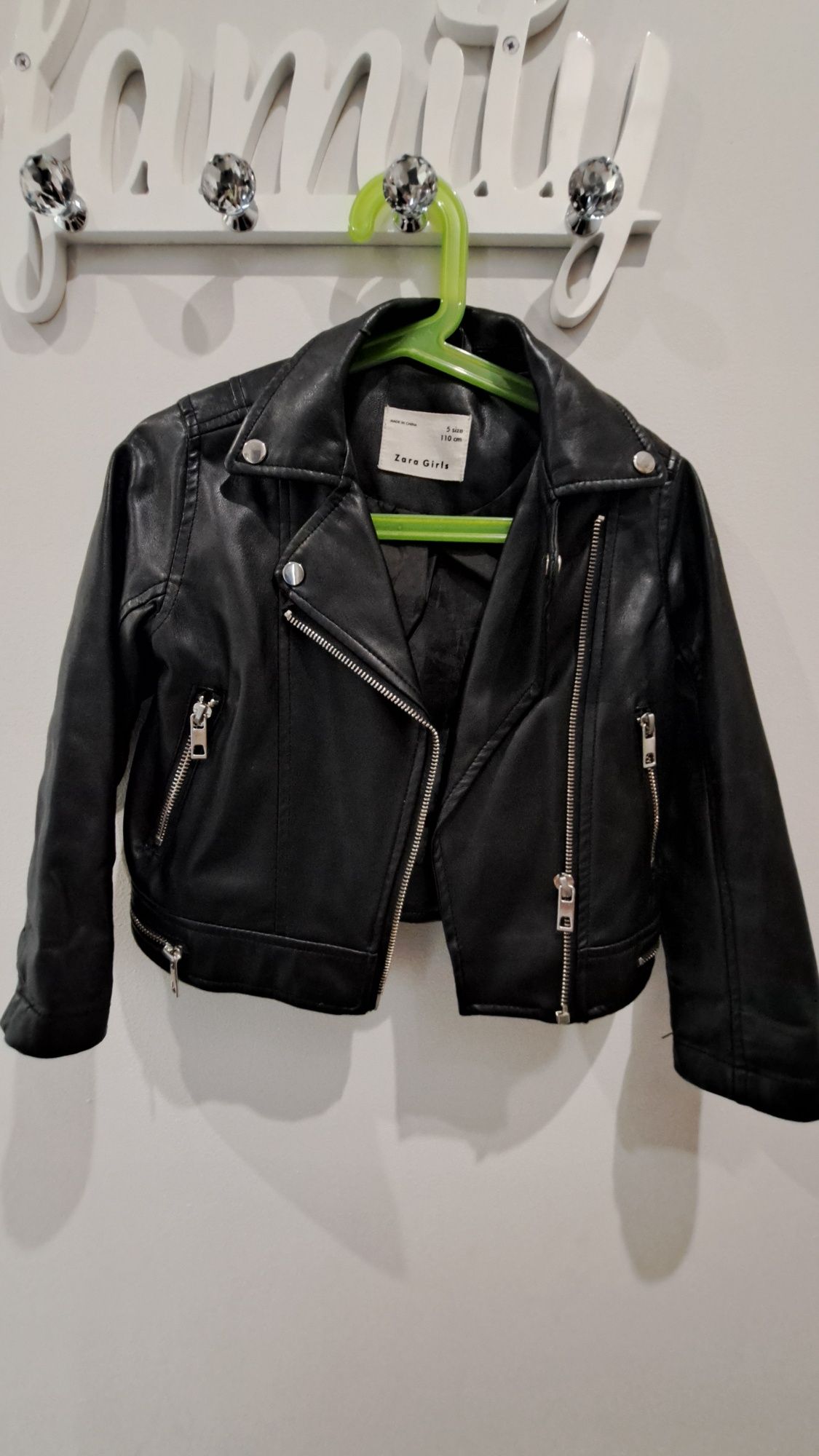 Zara ramoneska kurtka skórzana r. 110