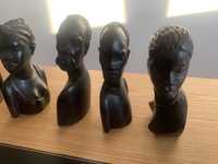 Lote de 17 estatuetas africanas