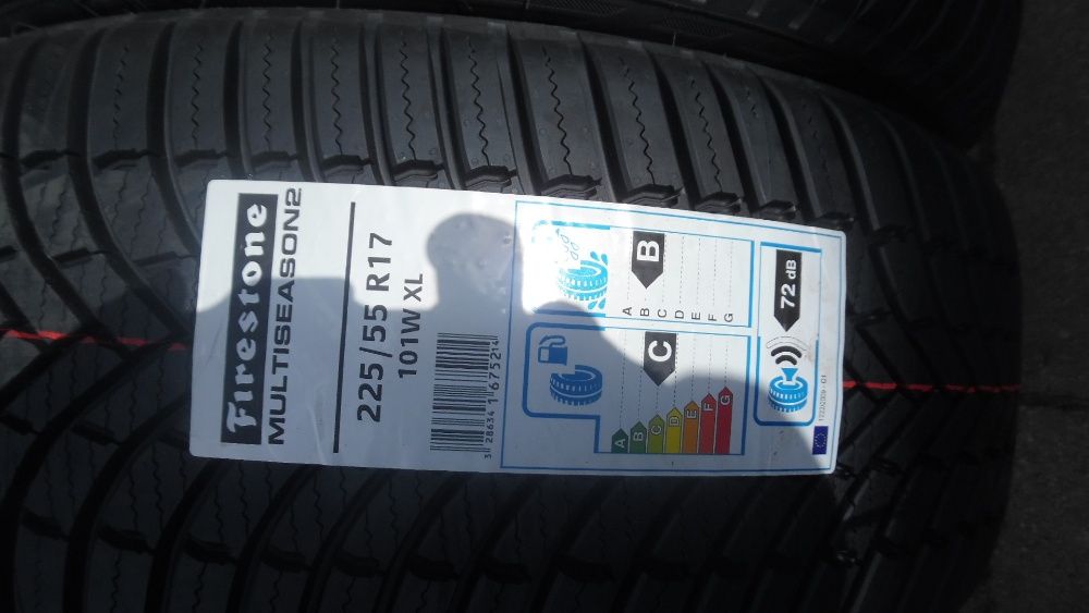 NOWE 225/55R17 FIRESTONE Multiseason 2 - Opony Całoroczne , ANDAR ZG